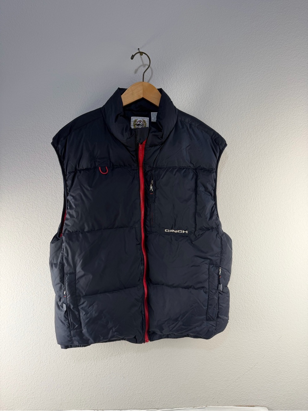 Cinch Down Filled Puffer Vest Sz XXL